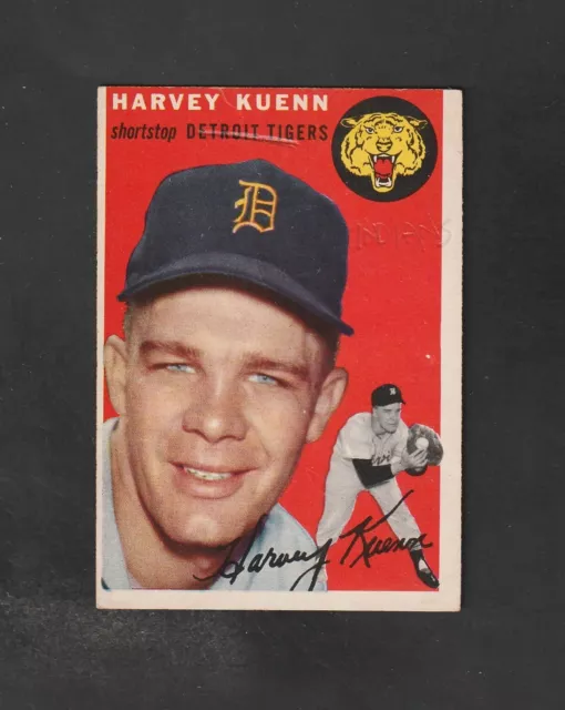 1954 Topps Harvey Kuenn RC #25 ~~ Detroit Tigers