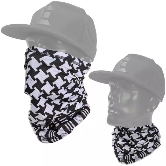 Exalt Paintball Neck Gaiter Mask - Keffiyeh White