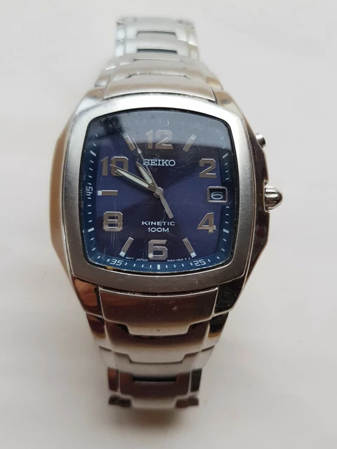 RELOJ SEIKO KINETIC hombre 100 m. Vintage EUR 185 99 PicClick IT