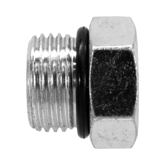 6408-03 Hydraulic Fitting 3/8"-24 Male Boss Plug
