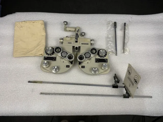 Topcon VT-SE Phoropter Manual Refractor Vision Tester w Accessories