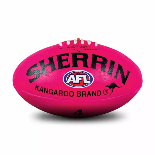 Sherrin KB All Surface - Pink - Size 4 - AFL Junior Football