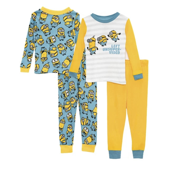Despicable Me Boys Minions 4 Piece Pajama Set