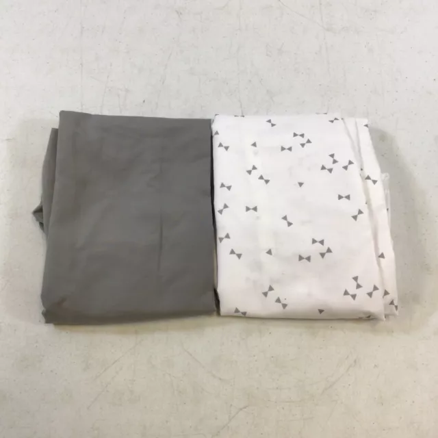 Hojas de moisés Chicco LullaGo blanco gris triángulo talla 19,5""x32"" paquete de 2