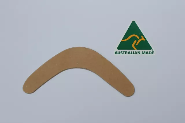 Australian Made 23cm Blank Timber Boomerangs -3mm thick ready to paint (qty 8)