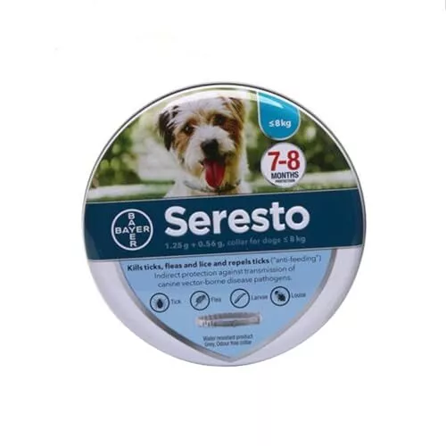 SERESTO-Collare per Cani Piccoli Fino a 8 kg- Antiparassitario，Nuovo,Salute Cura