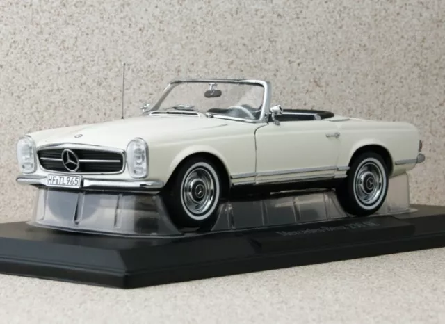 MB Mercedes Benz 230 SL - 1963 - white - NOREV 1:18