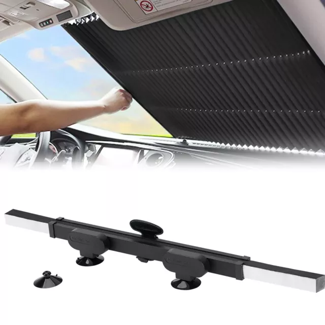 New Retractable Windshield Sun Shade fits for Car Auto Sunshade for Suction Cups
