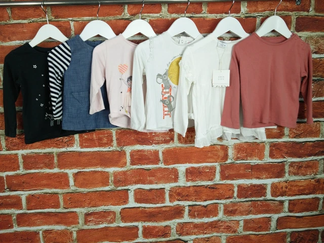 Baby Girl Bundle Aged 12-18 Month Next Gap Zara Long Sleeve T-Shirt Unicorn 86Cm