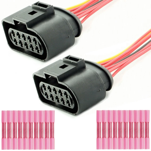 1 set autodeur kabelboom stel plug connector reparatieset 28 pin