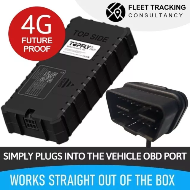 4G OBD GPS Tracker Car Van Vehicle OBD Tracking Device Real Time Locator