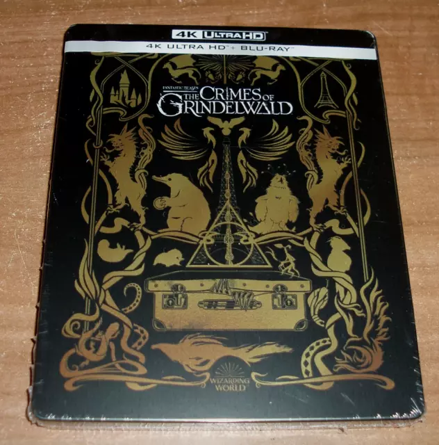 Animaux Fantastic les Crimes De Grindelwald 4K UHD + Blu-Ray Steelbook Neuf