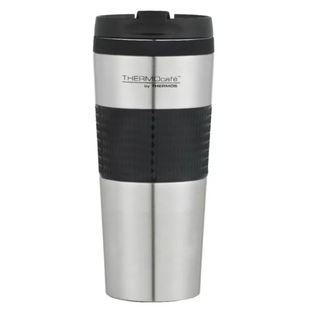 THERMOS THERMOCAFE 450 ml Stainless Steel Vacuum Insulated Tumbler Tea Infuser!