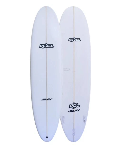 Rebel Mini Mal Surfboard - White