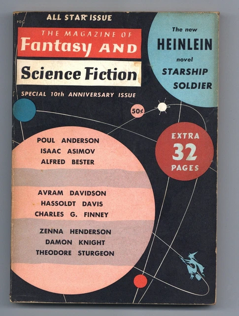 MAGAZINE OF FANTASY and Science Fiction Vol. 17 #4 FN+ 6.5 1959 EUR 47 ...