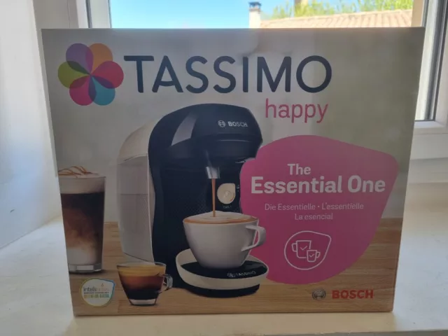 Machine a café - BOSCH - Tassimo HAPPY TAS1007 - Noir/Creme