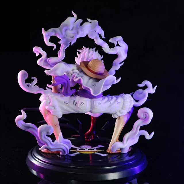 Figura de acción de One Piece Luffy Gear 5 para niños, juguete de Anime