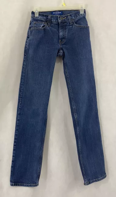 Arizona Jean Co Man Blue Jeans Size 26-32 Flex Slim Straight