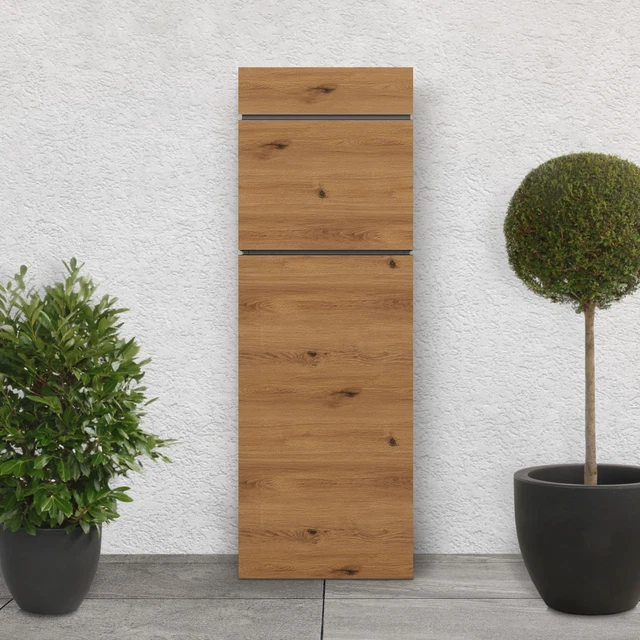 Cassetta Postale Utilia CAPRI - Design Classico In Metallo, Colore Marrone, Cassetto Anteriore - Foto 3