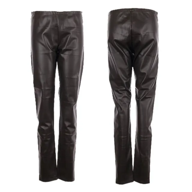PETE & GRETA Johnny Was Faux Leather Pants Charcoal Size L Pull On ...