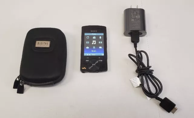 Sony Walkman Digital Media MP3 Player NWZ-S545 Tested Works Charger Case Bundle Sony Walkman Digital Media MP3 Player NWZ-S545 Tested Works Charger Case Bundle