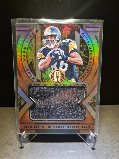 Hines Ward /125 Panini Gold Standard Patch Jersey Pittsburgh Steelers Nfl
