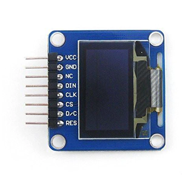 RGB Oled Affichage, 2.4cm Oled (Un) Module 128x64 Pixel I2C Spi Iic Coudés /