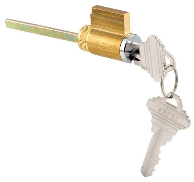 E 2103 Cylinder Lock, 1-1/4 inch, Shaped Keys (Single Pack)