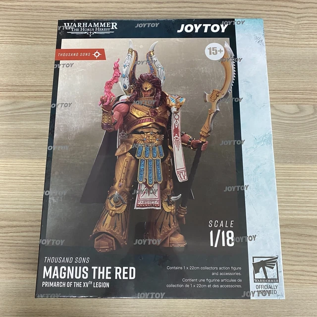 JOYTOY Warhammer 30k Mille Figli - Magnus Il Primarca Rosso, Action Figure 1/18 Da Collezione Per Adulti E Ragazzi 15+ - 3