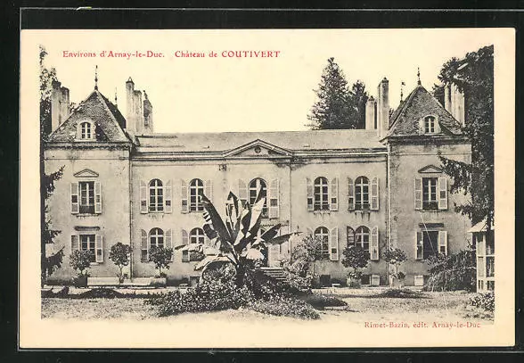 CPA Arnay-le-Duc, Le Château de Coutivert