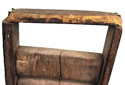 Art African - Antique Plank Or Machine IN Washing Wooden Baoulé - 48,5 CMS 2
