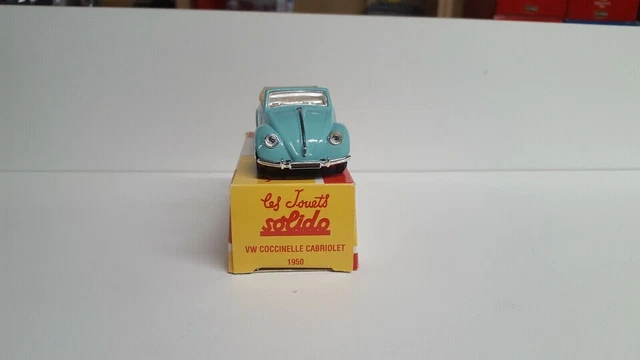 Solido Modellauto PKW Oldtimer VW Käfer Coccinelle blau 1:17