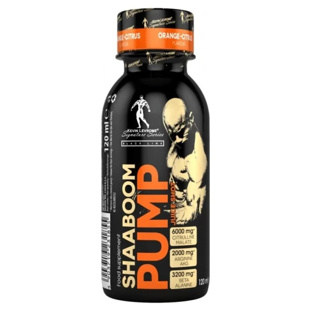 LEVRONE SHAABOOM PUMP Juice Shot preworkout orangecitrus, 120ml £1.65