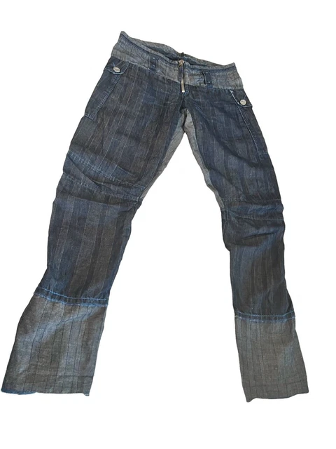 Pantalon Déstructuré Girbaud Taille 40 - Couleur Bleu - Taille Plus - Occasion Très Bon état