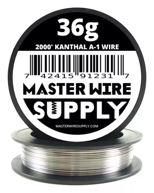MWS - Kanthal A1 - 2000 ft - 36 Gauge - Round Wire
