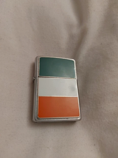 Ireland Flag Official Zippo Windproof Lighter Used No Box