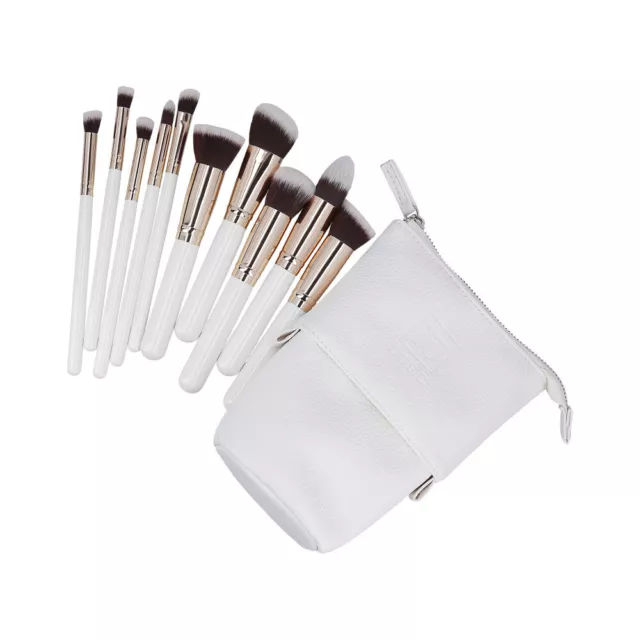 ilū Makeup Basic Brushes 10pz + Case Set White - Pinselset 2