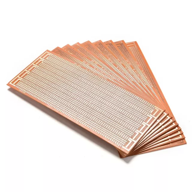 10X DIY Prototype Paper PCB Universal Experiment Matrix Circuit Board 8.5x20c#w#