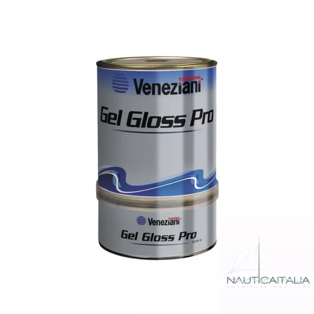 Veneziani Gel Gloss Pro Lt. 0,75 Bianco - Smalto Bicomponente Nautica