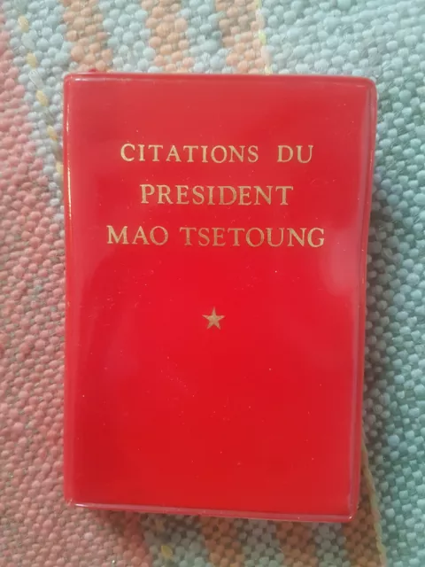 Petit Livre Rouge - Citations du Président Mao Tsetoung - édition 1976