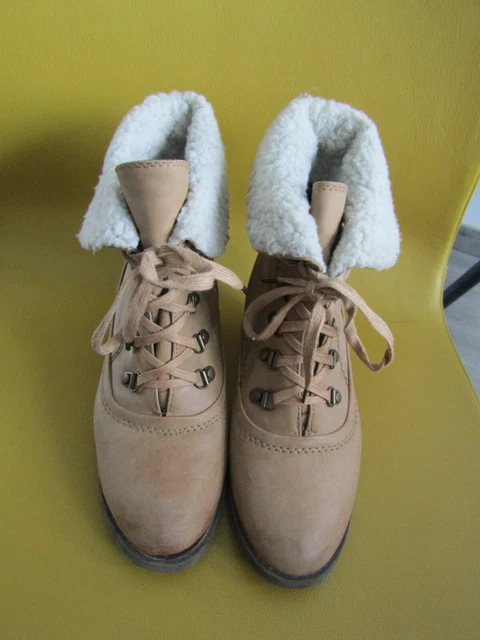 "Eram " Boots  Bottines A Talon  5 Cms  Large  Pointure 38