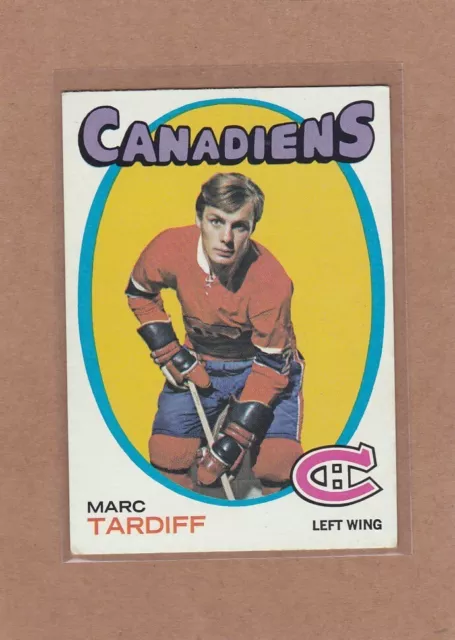 1971-72 Topps Hockey Marc Tardiff #29 Canadiens Vgex/Ex *A18985