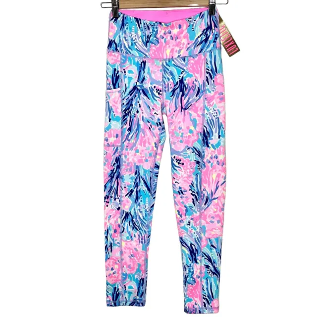Lilly Pulitzer NWT Weekender Midi Leggings In Turtle Amazement