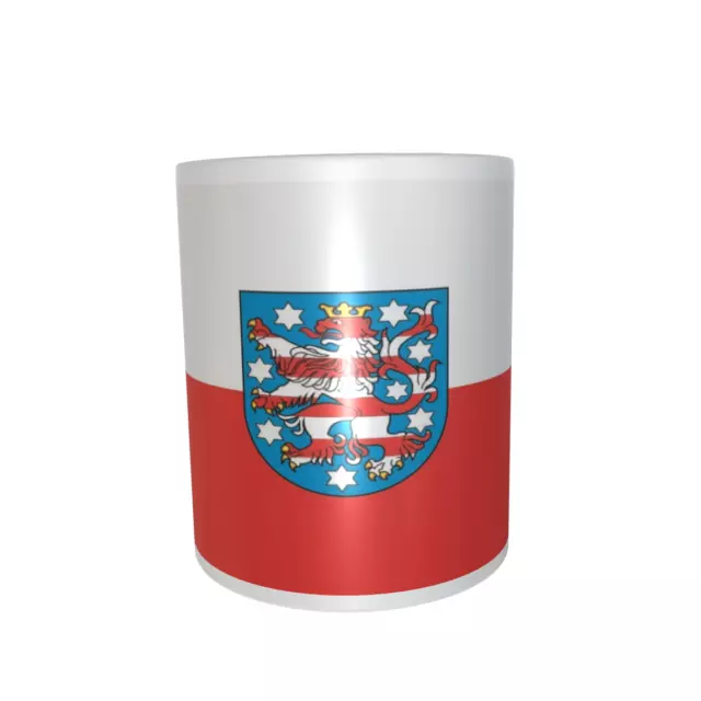 Tasse Thüringen Fahne Flagge Mug Cup Kaffeetasse