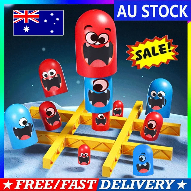 Parent-Child 2 Players Tic-Tac-Toe Big Eat Small Gobble Board Toys Gifts RL