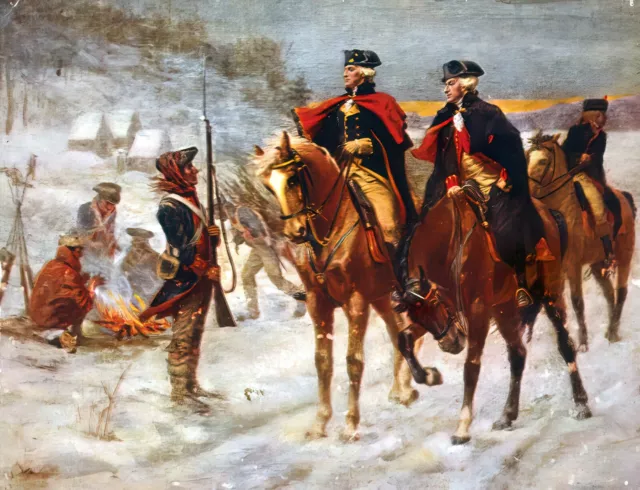 George Washington At Valley Forge art painting print