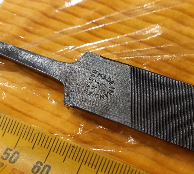 VINTAGE JK 10& Half Round Bastard Double Cut File India Tool