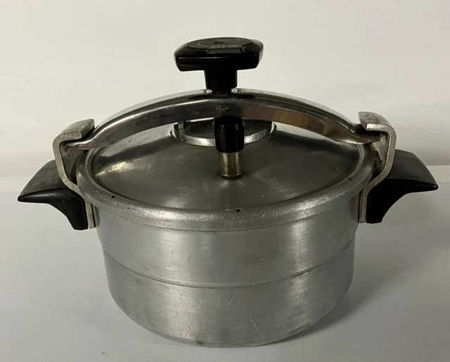 Petite Cocotte Minute SEB Ancienne - Alu 4,5L Hauteur 13cm - Pour Gaz