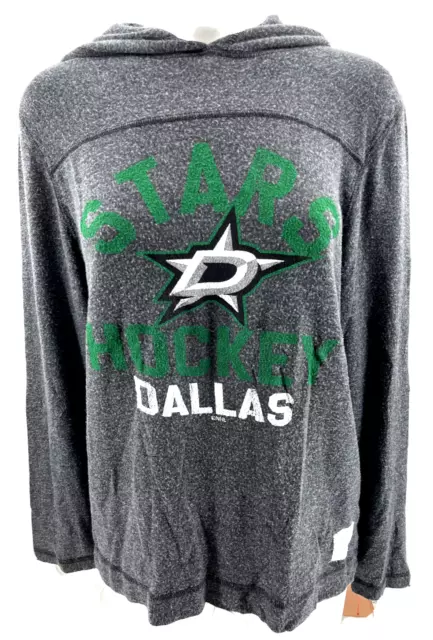 NEW Dallas Stars Hockey NHL The Original Retro Brand Gray Sweatshirt Womens L