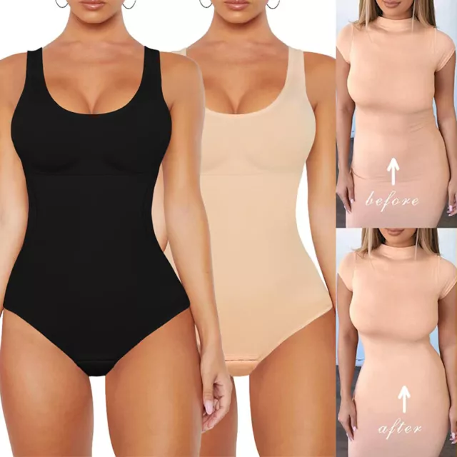 SLIMMING FULL BODY Shaper Tummy Control Underwear Shaping Shapewear  Bodysuit Top £12.79 - PicClick UK
